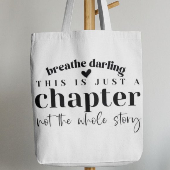 This Is Just A Chapter Western Canvas Tote Bag - Picture 2 of 2